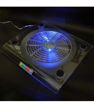 Охладителна подложка за лаптоп с голям вентилатор