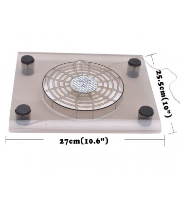 Охладителна подложка за лаптоп с голям вентилатор