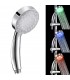 LED Душ слушалка светеща в 3 различни цвята с температурен датчик - МОДЕЛ 2