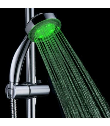 LED Душ слушалка светеща в 3 различни цвята с температурен датчик - МОДЕЛ 2
