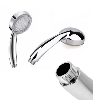 LED Душ слушалка светеща в 3 различни цвята с температурен датчик - МОДЕЛ 2