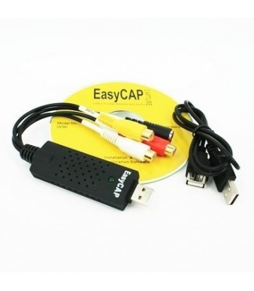 Видео рекордер (EasyCAP) USB 2.0 за запис на аналогов аудио видео сигнал