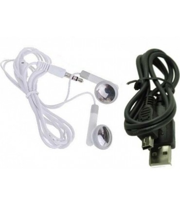 Мини Mp3 плейър в свежи цветове със слушалки