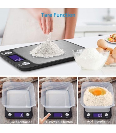 Кухненска везна с електронен дисплей до 5 кг