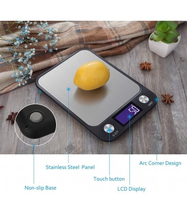 Кухненска везна с електронен дисплей до 5 кг