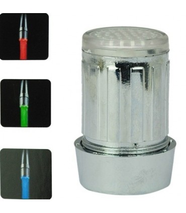 Светещ в различни цветове накрайник за чешма