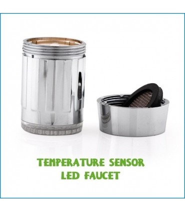 Светещ в различни цветове накрайник за чешма