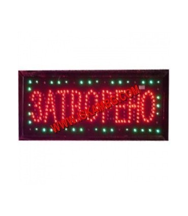 Светеща табела Отворено/Затворено LED - размер 60х33 см.