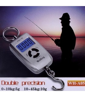 Преносим електронен кантар, до 45 кг,  ръчен, LCD