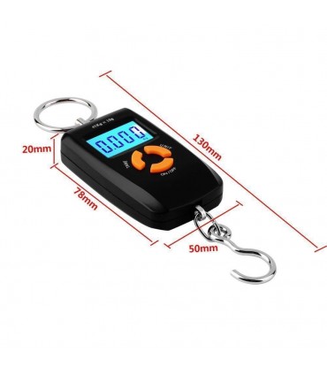 Преносим електронен кантар, до 45 кг,  ръчен, LCD