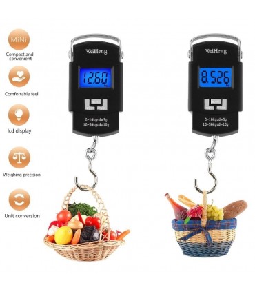 Електронна везна, риболовна, кантар до 50 кг.