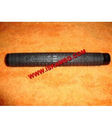 Телескопична стоманена палка за самозащита - ЧЕРНА