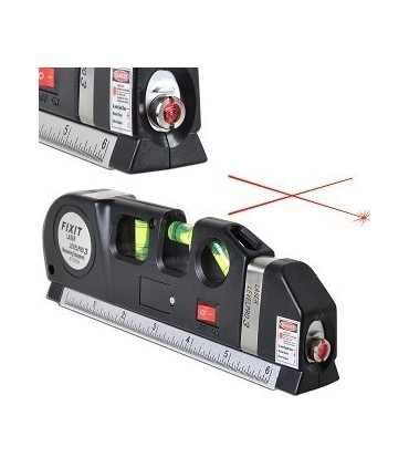 Универсален уред / лазарна терзия - либела, нивелир и ролетка