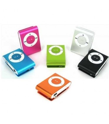 MP3 PLAYER MINI със слушалки и зарядно модел 2 - различни цветове