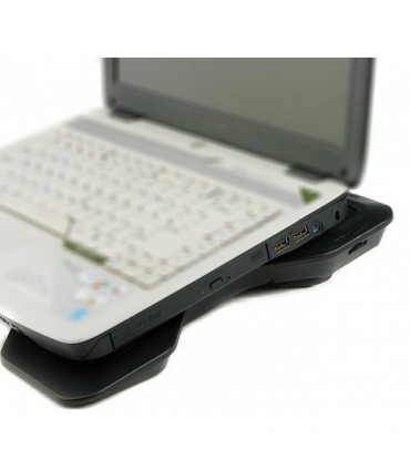 Охладителна подложка За лаптоп, Универсална, USB, Синя подсветка - 878