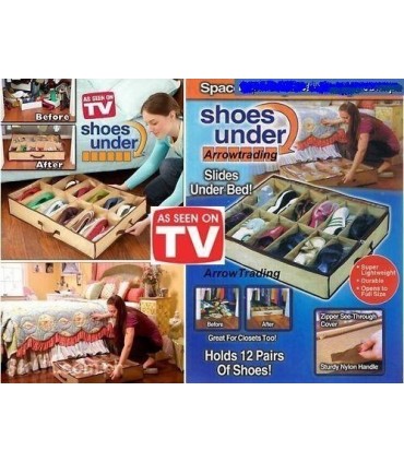 Органайзер кутия за обувки Shoe Under, 12 отделения