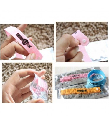 Гривни против комари Green Luck в пет различни цвята за цялото семейство