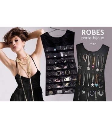 Двулицев висящ органайзер за бижута пръстени колиета аксесоари