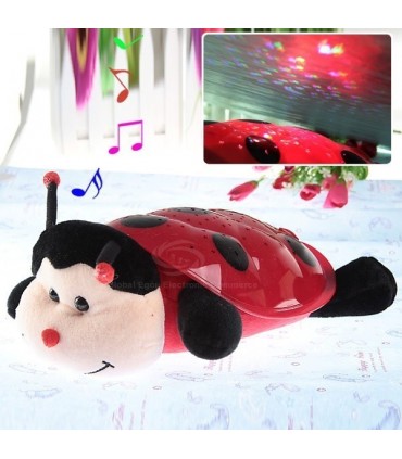 Плюшена калинка, Детска нощна лампа, проектираща съзвездия