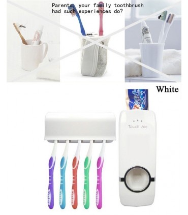 Автоматичен диспенсър за паста за зъби, с дозатор