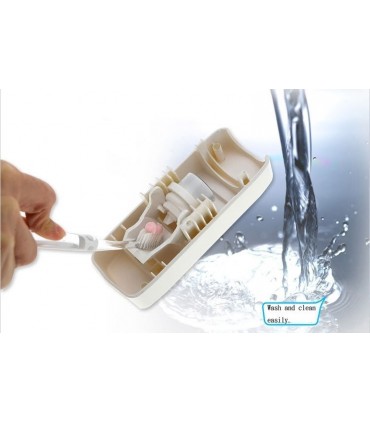 Автоматичен диспенсър за паста за зъби, с дозатор