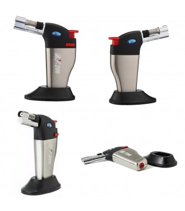 Мини газова горелка Bs-200 Jet Torch, с пиезо запалване и стойка