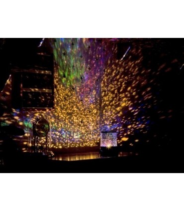 Звездна лампа планетариум Star Master, проектор на звездно небе, Черен