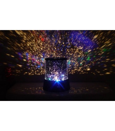 Звездна лампа планетариум Star Master, проектор на звездно небе, Черен