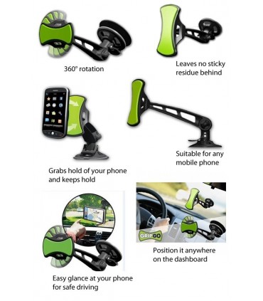 Универсална Нано стойка за кола за телефон или GPS