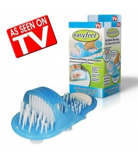 Ексфолиращ чехъл ,Easy Feet за невероятно чисти крака Син