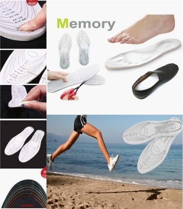 Адаптиращи се, универсални стелки от мемори пяна Memory Insoles
