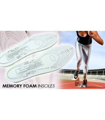 Адаптиращи се, универсални стелки от мемори пяна Memory Insoles