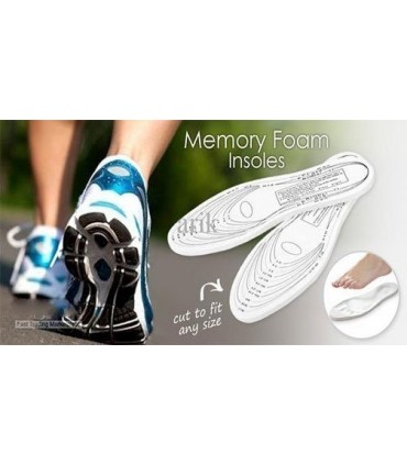 Адаптиращи се, универсални стелки от мемори пяна Memory Insoles
