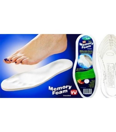 Адаптиращи се, универсални стелки от мемори пяна Memory Insoles