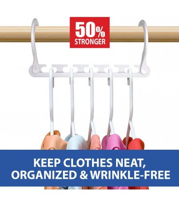 Супер удобен органайзер за закачалки 5 в 1 комплект 8 броя