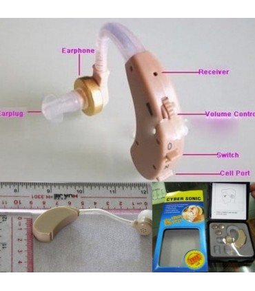 Слухов апарат Cyber Sonic с 3 бр. силиконови накрайници