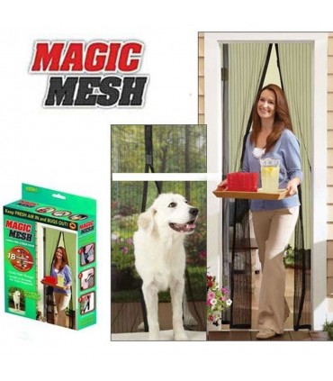 Мрежа против насекоми за врата с магнитно затваряне