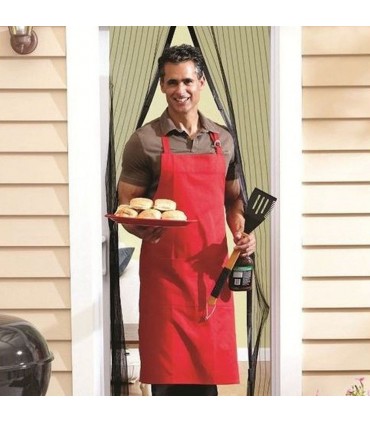 Мрежа против насекоми за врата с магнитно затваряне