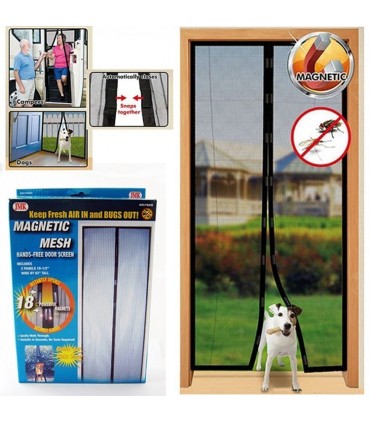 Мрежа против насекоми за врата с магнитно затваряне