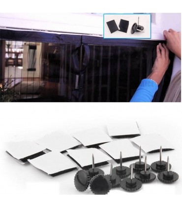 Мрежа против насекоми за врата с магнитно затваряне