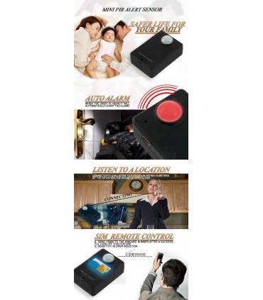 PIR сензор, датчик движение с GSM известител