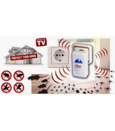 Ултразвуков унищожител за насекоми и гризачи от ново поколение Pest reject