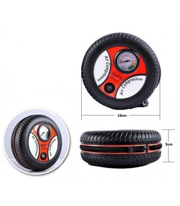 Авто компресор-форма на гума на 12V