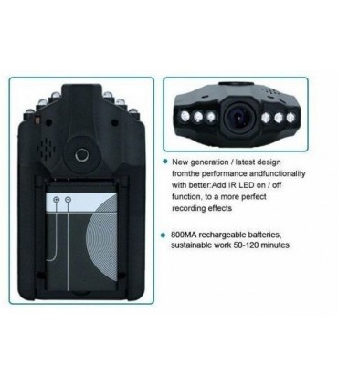 Авто видеорегистратор HD. DVR. Камера за кола 2.5 инча LCD дисплей.