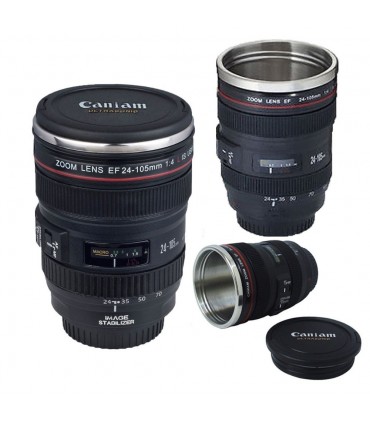 Чаша във формата на обектив - термос