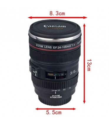 Чаша във формата на обектив - термос