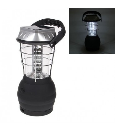 СОЛАРНА ЛАМПА С ДИНАМО,ФЕНЕР ЗА КЪМПИНГ