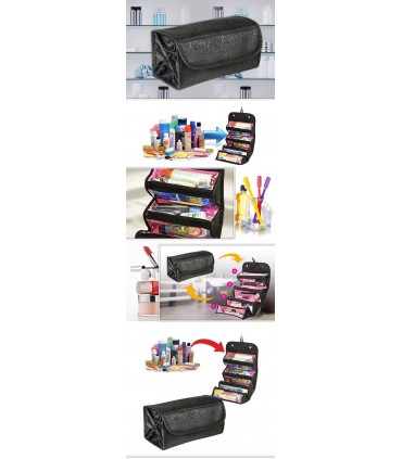 Органайзер за козметика, с който всичко си идва на мястото - Roll-N-Go