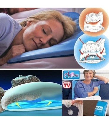 РАЗХЛАДЕТЕ СЕ С ОХЛАЖДАЩА ВЪЗГЛАВНИЦА CHILLOW