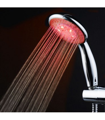 LED Душ слушалка светеща в 3 различни цвята - 808